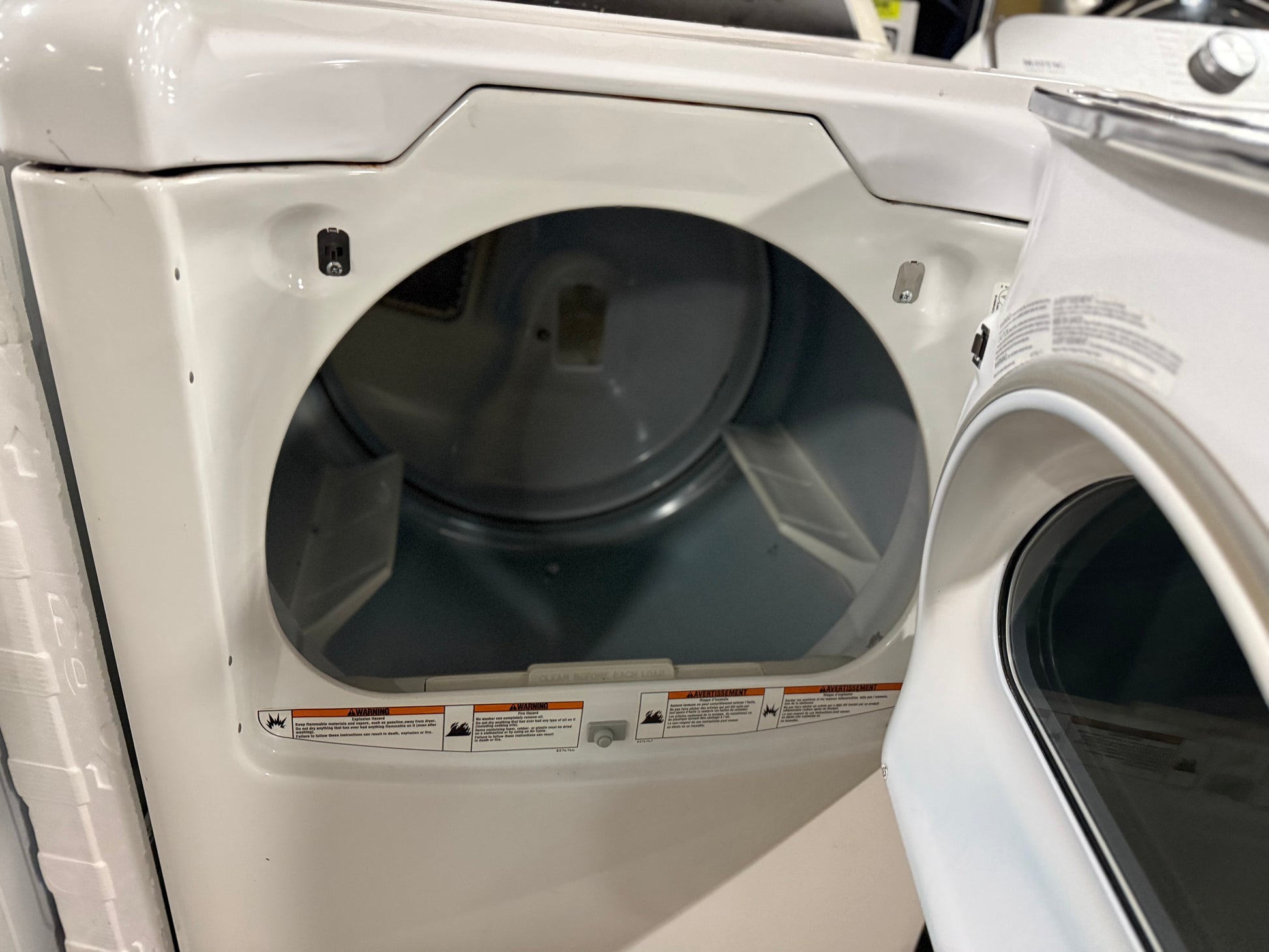 Whirlpool Cabrio WGD8800YW 29" White Gas Dryer