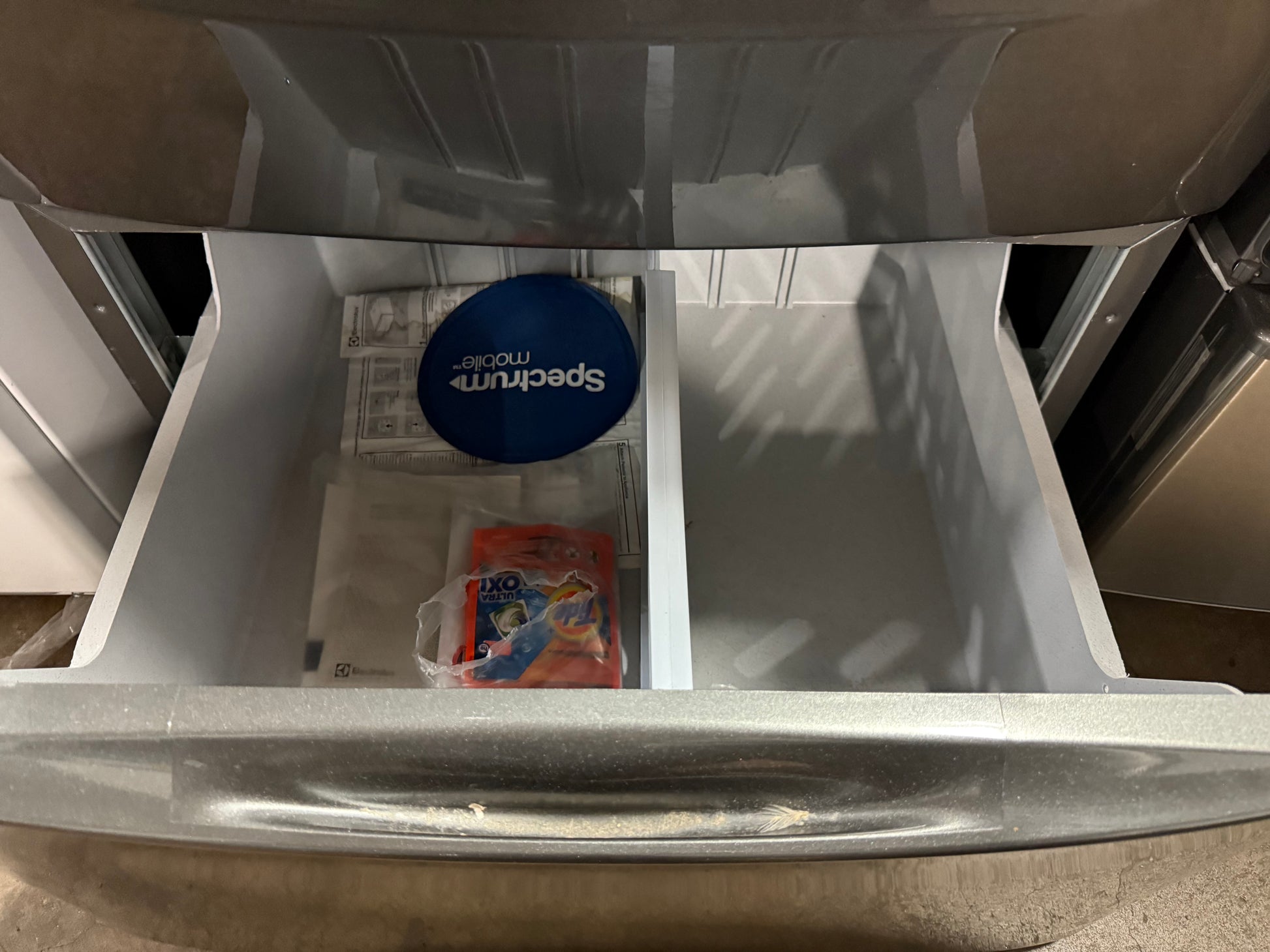 Electrolux EFLS527UTT 27" Titanium Front Load Washer with Pedestal