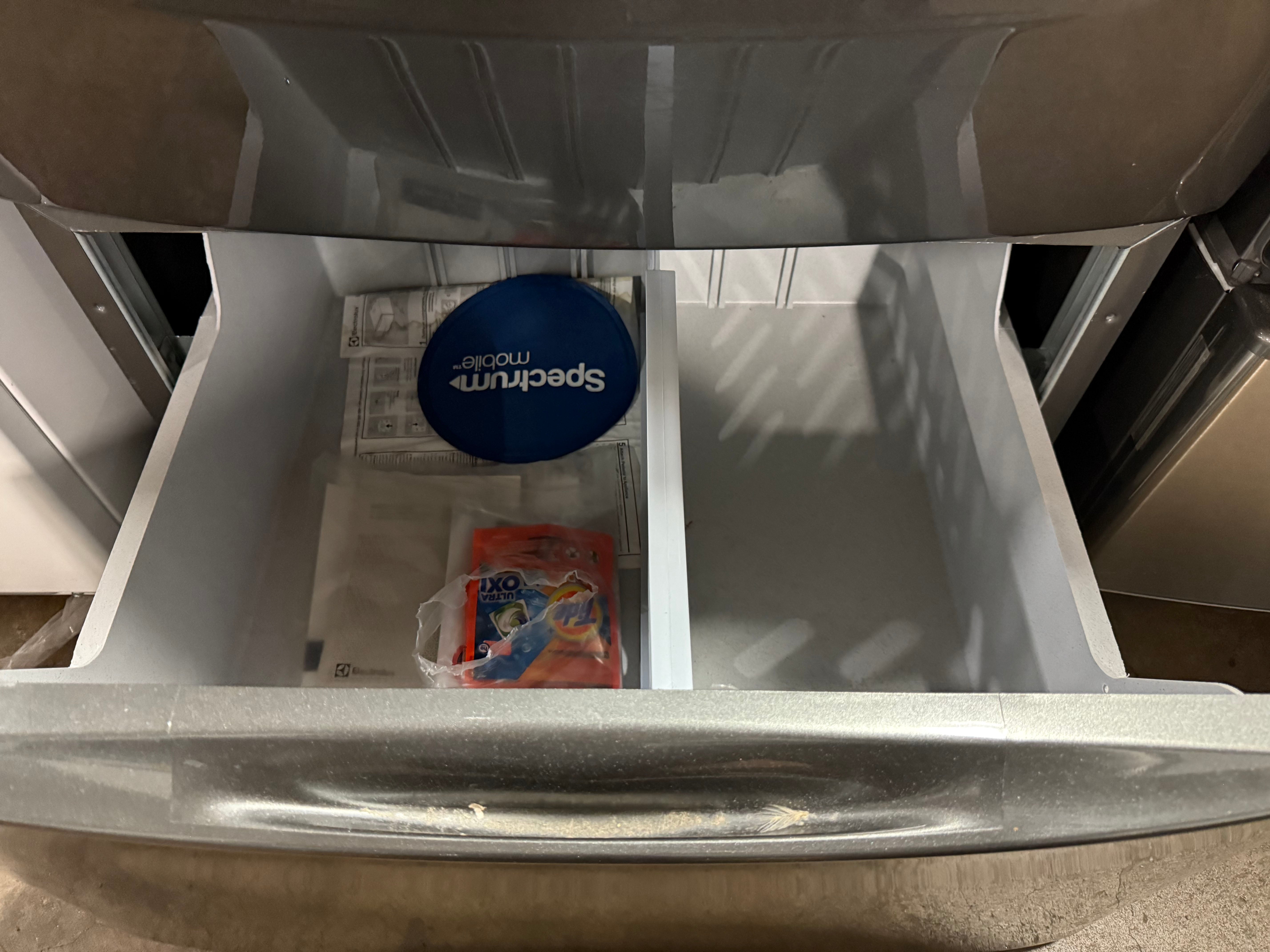 Electrolux EFLS527UTT 27" Titanium Front Load Washer with Pedestal