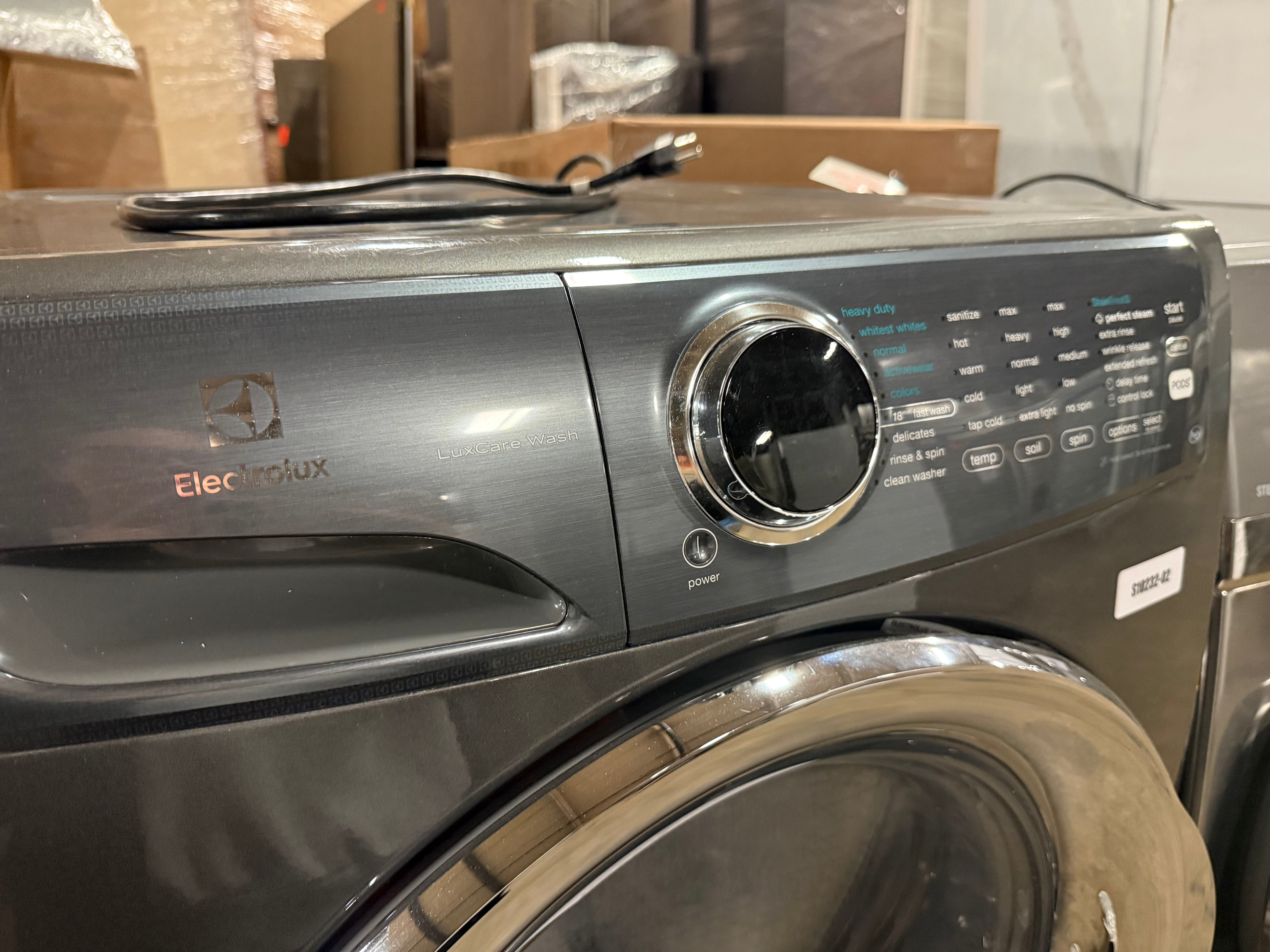 Electrolux EFLS527UTT 27" Titanium Front Load Washer with Pedestal