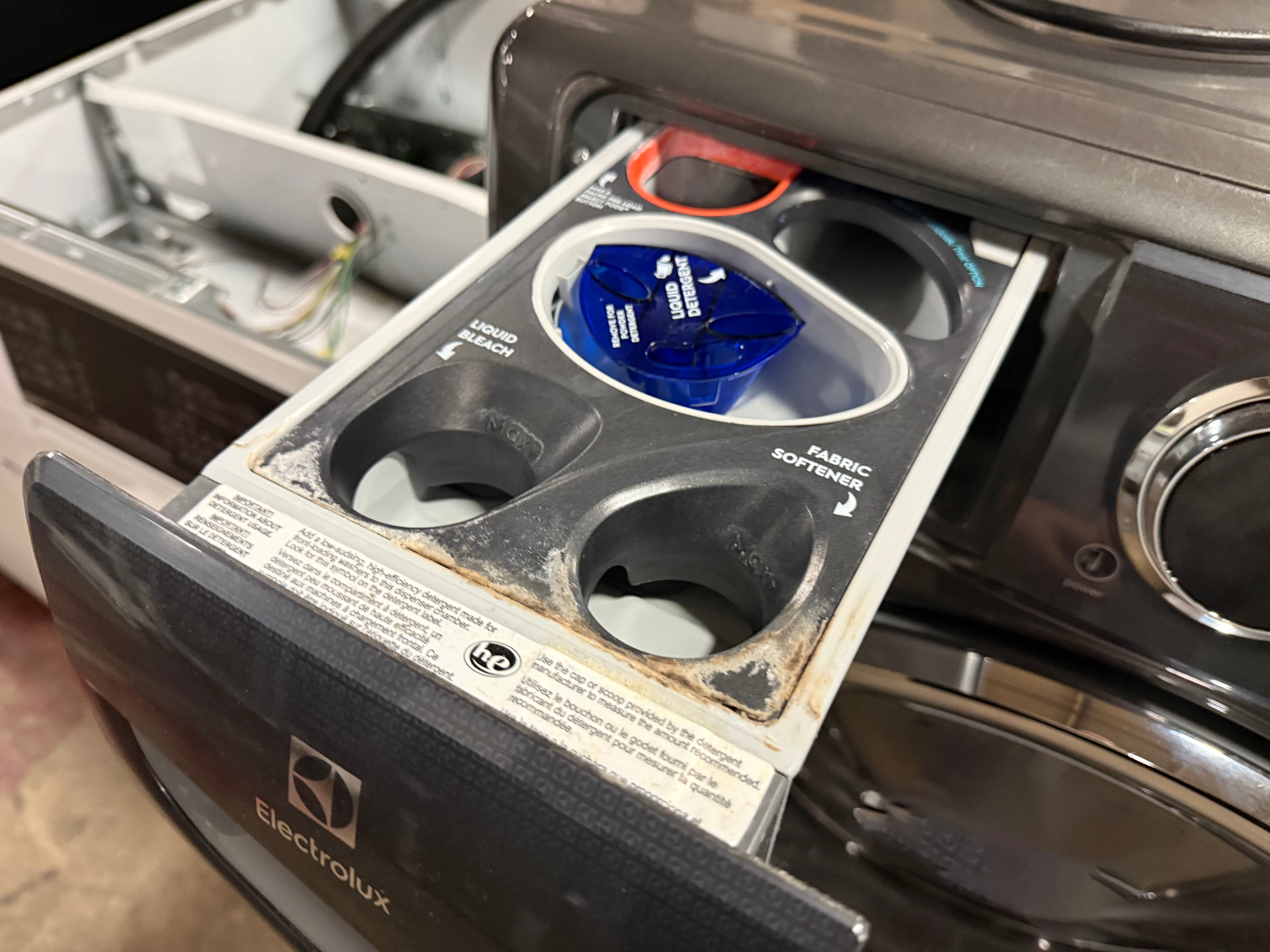 Electrolux EFLS527UTT 27" Titanium Front Load Washer with Pedestal