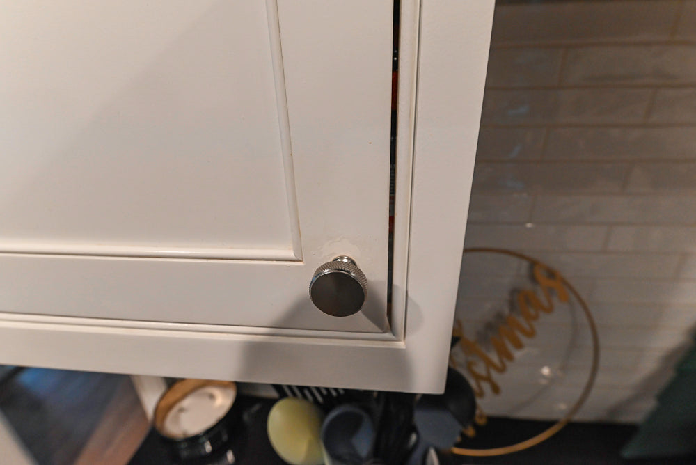 Traditional White Kitchen with Marble Top Island and Appliances