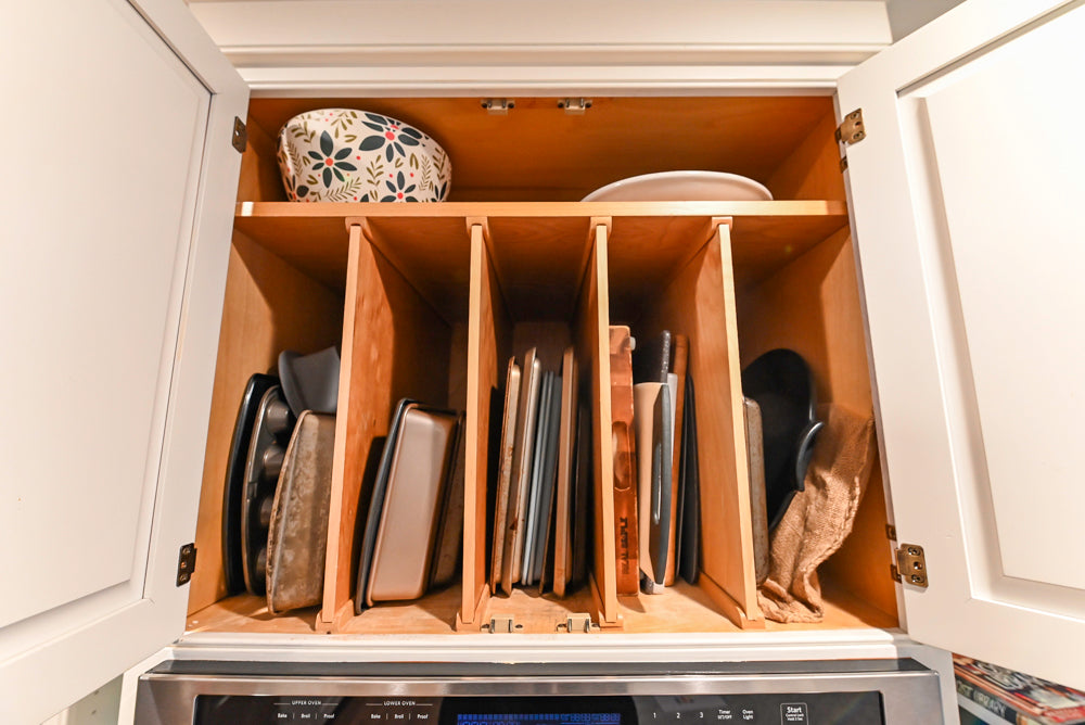 Traditional White Kitchen with Marble Top Island and Appliances
