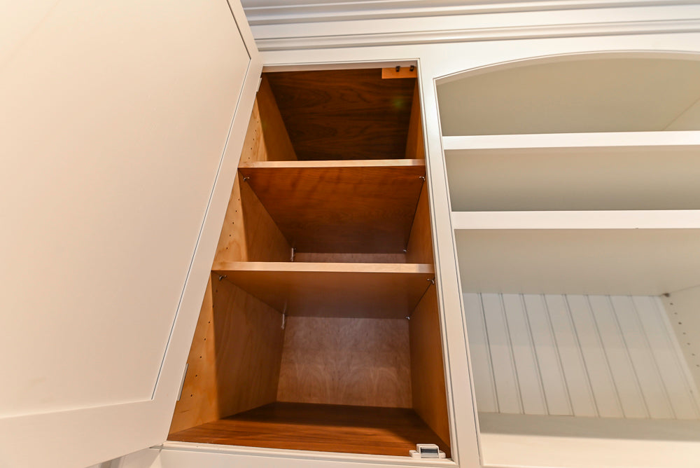 Kountry Kraft Traditional White Kitchen with Island, Granite Countertops & Appliances