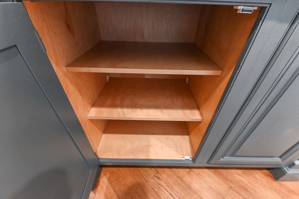 Kountry Kraft Traditional White Kitchen with Island, Granite Countertops & Appliances