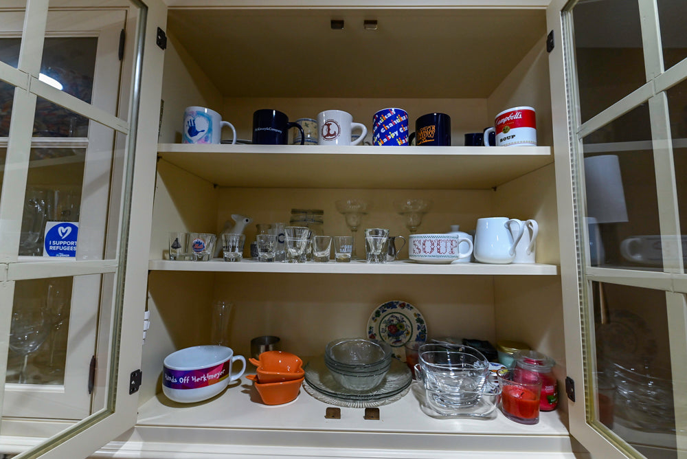 Signature Custom Cabinetry Traditional Cream Kitchen with Dry Bar and Desk Area