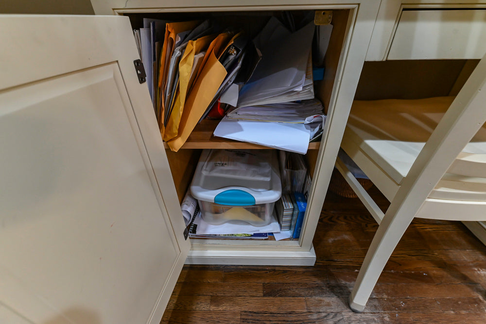 Signature Custom Cabinetry Traditional Cream Kitchen with Dry Bar and Desk Area