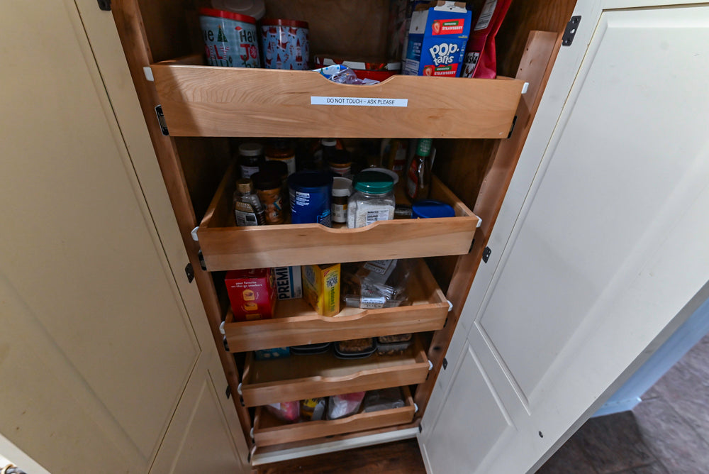 Signature Custom Cabinetry Traditional Cream Kitchen with Dry Bar and Desk Area