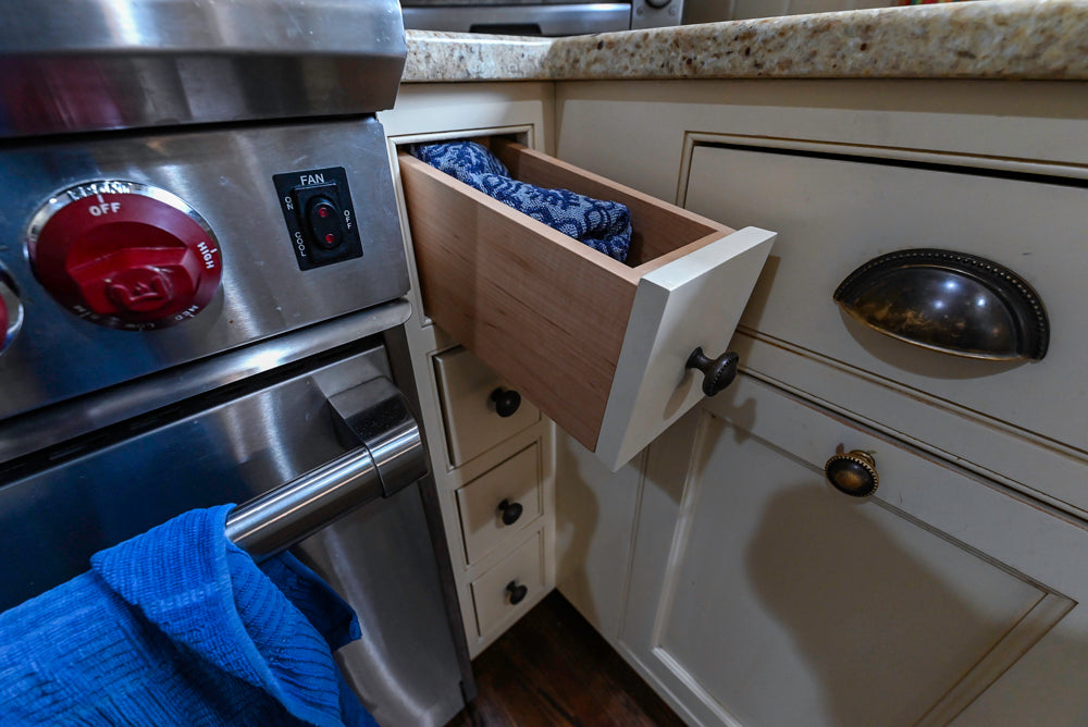 Signature Custom Cabinetry Traditional Cream Kitchen with Dry Bar and Desk Area