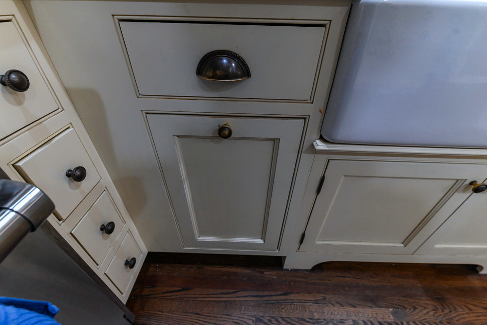 Signature Custom Cabinetry Traditional Cream Kitchen with Dry Bar and Desk Area