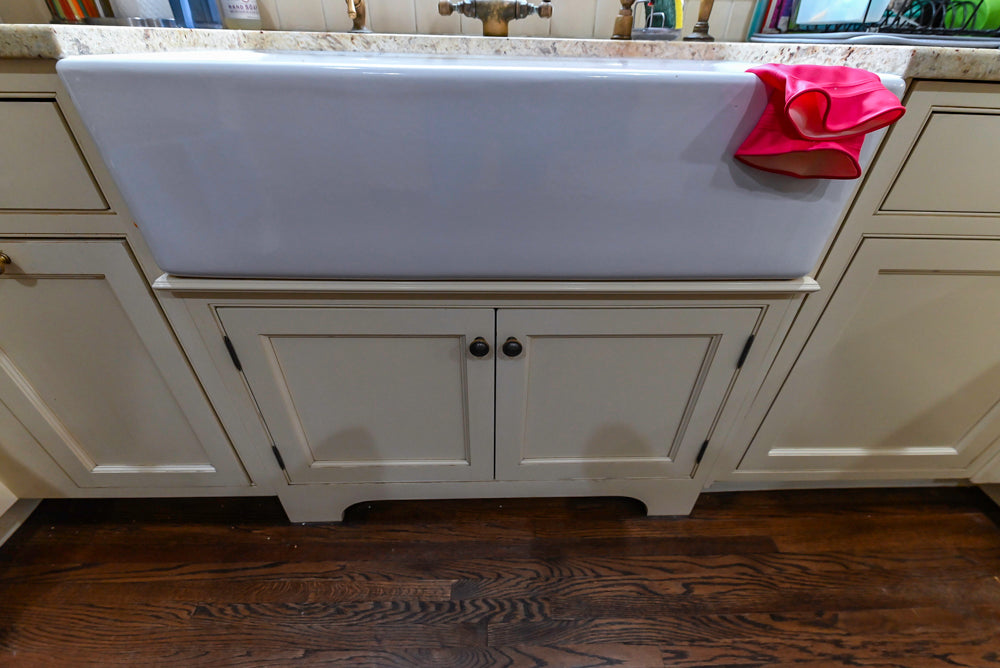Signature Custom Cabinetry Traditional Cream Kitchen with Dry Bar and Desk Area