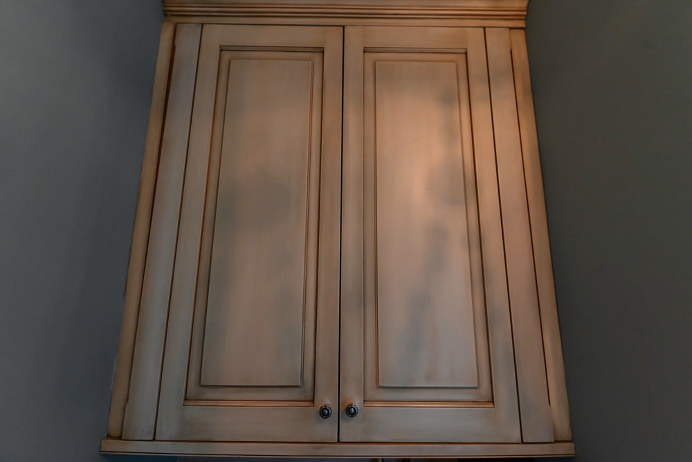 Traditional Cream Kitchen with Island, Wet Bar, Marble Countertops & Appliances