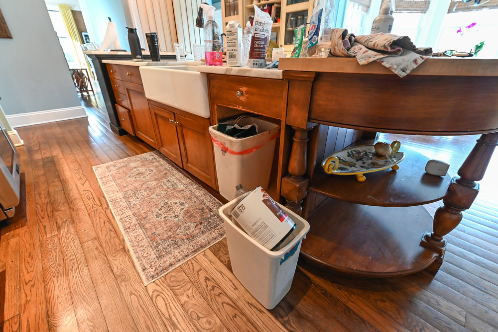 Traditional Cream Kitchen with Island, Wet Bar, Marble Countertops & Appliances