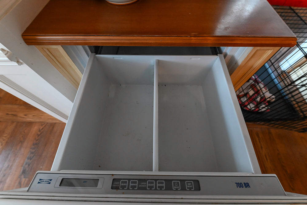 Traditional Cream Kitchen with Island, Wet Bar, Marble Countertops & Appliances