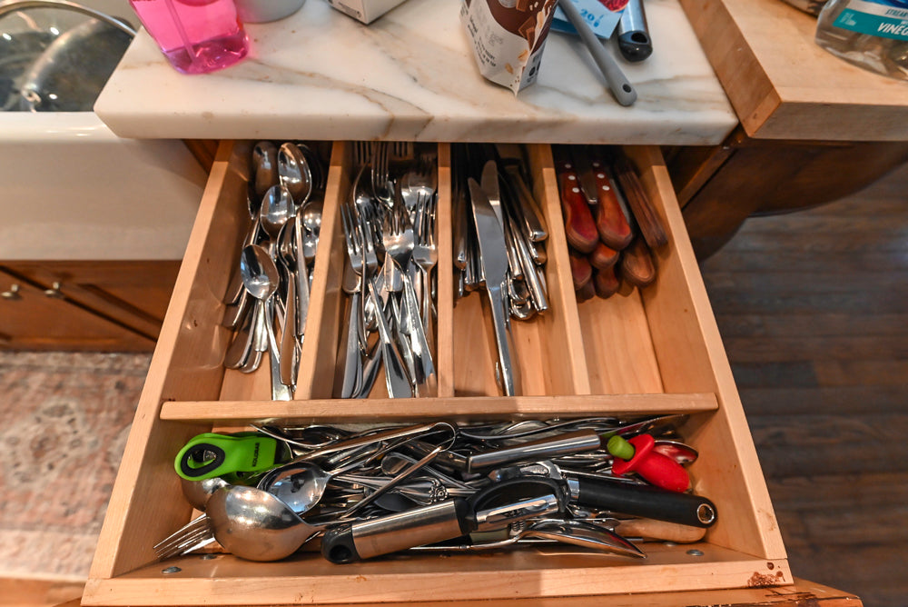 Traditional Cream Kitchen with Island, Wet Bar, Marble Countertops & Appliances