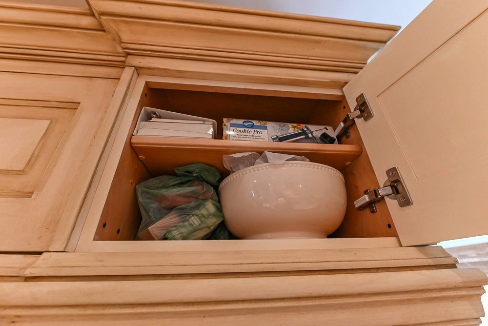 Traditional Cream Kitchen with Island, Wet Bar, Marble Countertops & Appliances