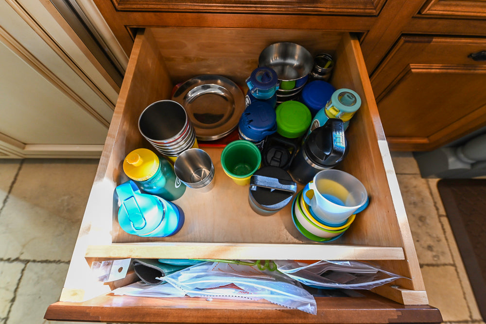 Signature Custom Cabinetry Traditional Multi-Tone Kitchen with Island, Dry Bar & Appliances