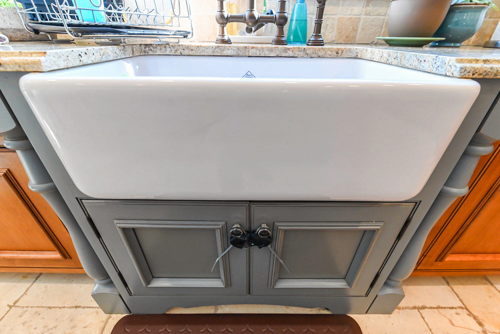 Signature Custom Cabinetry Traditional Multi-Tone Kitchen with Island, Dry Bar & Appliances