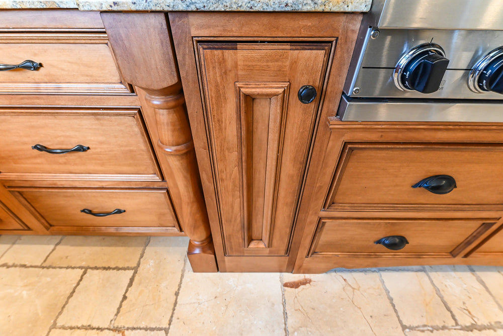 Signature Custom Cabinetry Traditional Multi-Tone Kitchen with Island, Dry Bar & Appliances