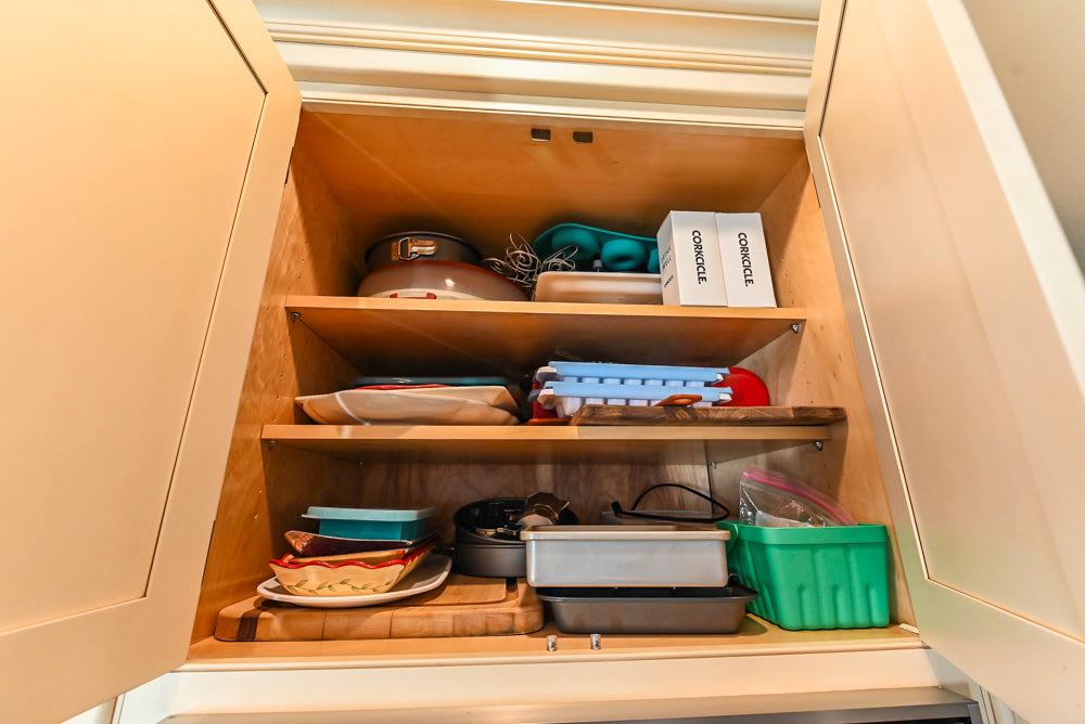 Signature Custom Cabinetry Traditional Multi-Tone Kitchen with Island, Dry Bar & Appliances