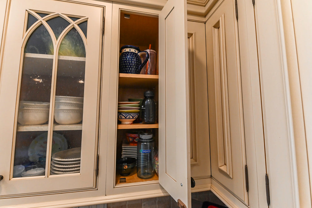Signature Custom Cabinetry Traditional Multi-Tone Kitchen with Island, Dry Bar & Appliances