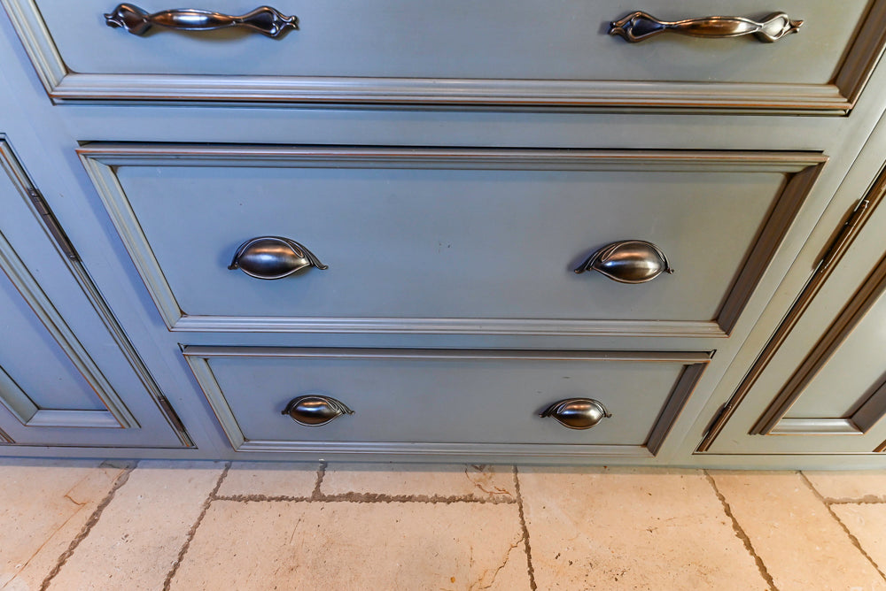 Signature Custom Cabinetry Traditional Multi-Tone Kitchen with Island, Dry Bar & Appliances