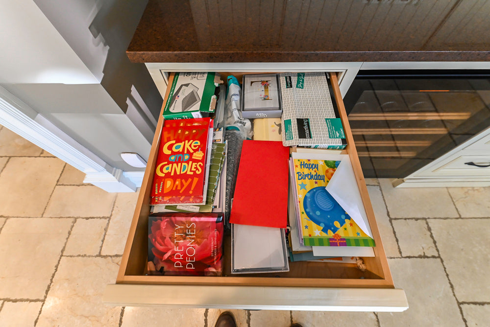 Signature Custom Cabinetry Traditional Multi-Tone Kitchen with Island, Dry Bar & Appliances
