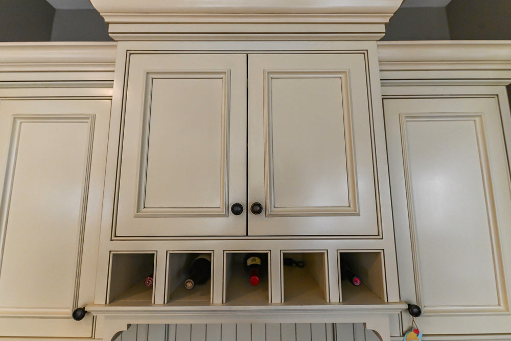 Signature Custom Cabinetry Traditional Multi-Tone Kitchen with Island, Dry Bar & Appliances