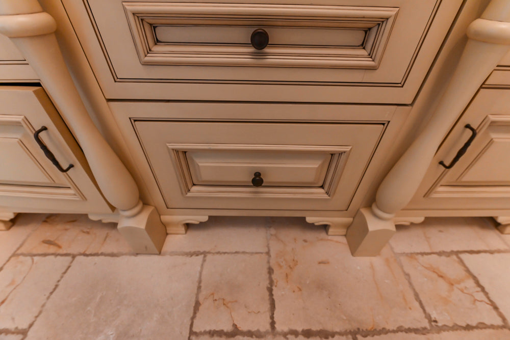 Signature Custom Cabinetry Traditional Light Brown Butler's Pantry with Prep Sink