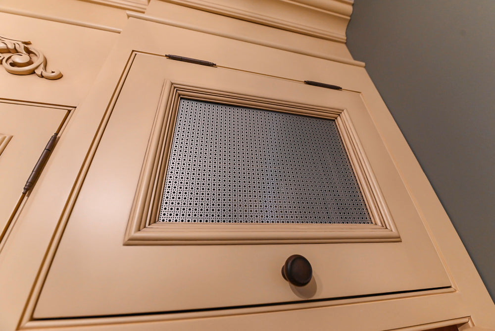 Signature Custom Cabinetry Traditional Light Brown Butler's Pantry with Prep Sink