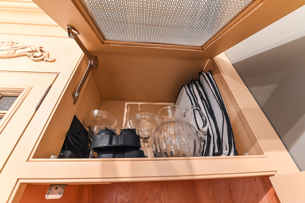 Signature Custom Cabinetry Traditional Light Brown Butler's Pantry with Prep Sink