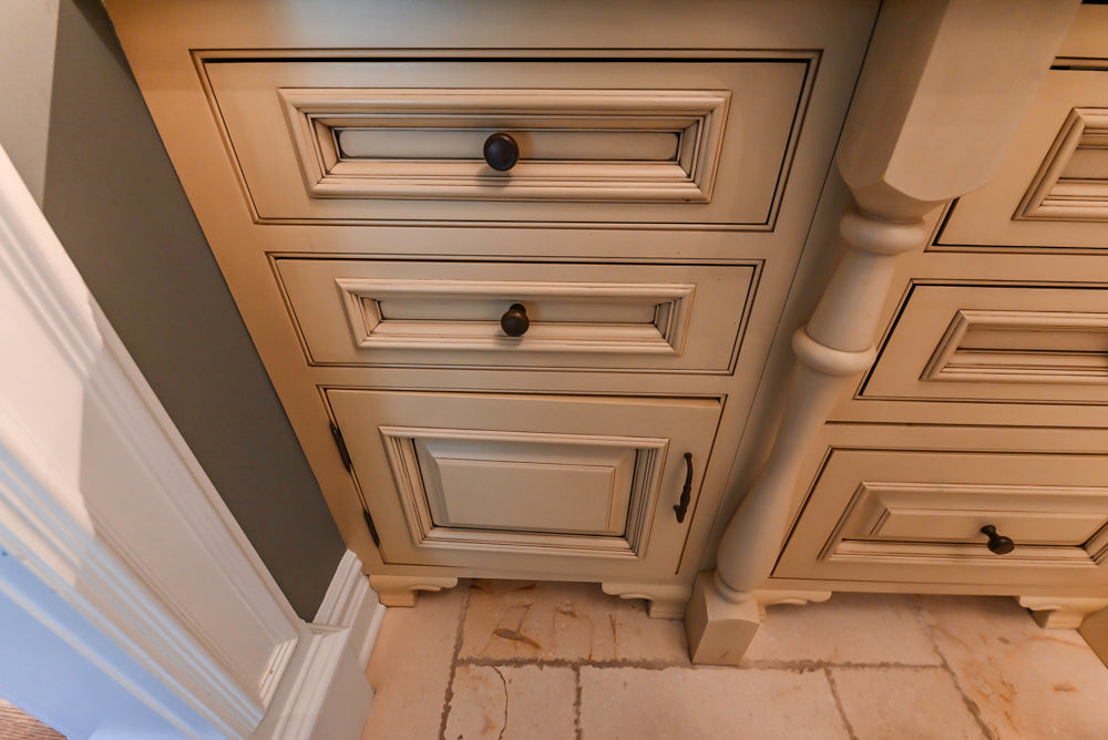 Signature Custom Cabinetry Traditional Light Brown Butler's Pantry with Prep Sink