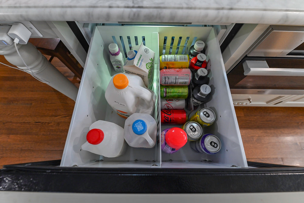 Canterbury Traditional White Kitchen with Island, Marble Countertops and La Cornue Range with Matching Hood
