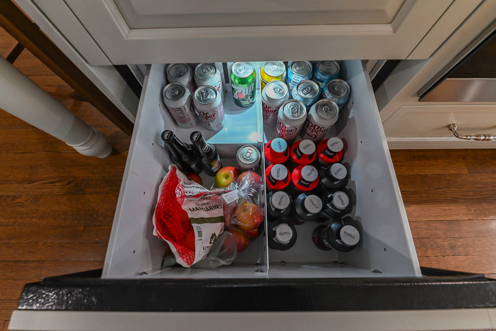 Canterbury Traditional White Kitchen with Island, Marble Countertops and La Cornue Range with Matching Hood