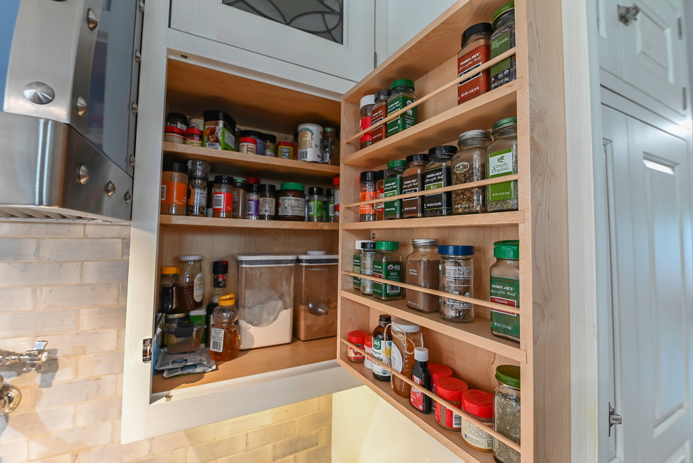Canterbury Traditional White Kitchen with Island, Marble Countertops and La Cornue Range with Matching Hood