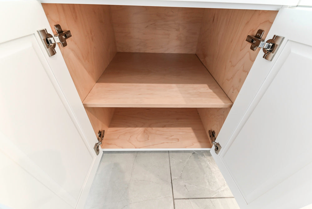 Gemcraft Traditional White Double Island Kitchen with Marble Countertops