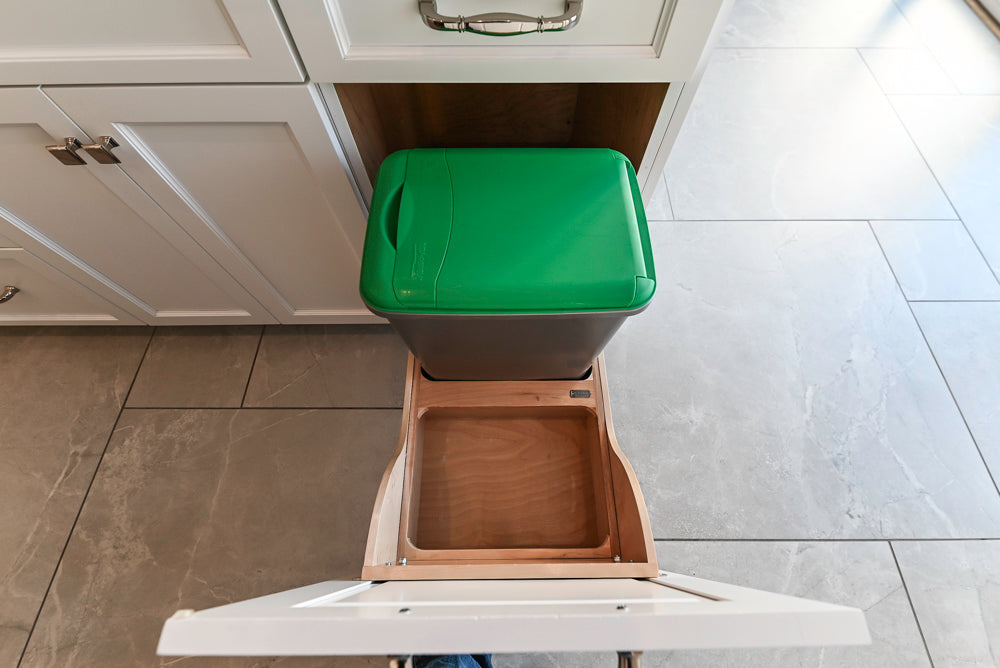 Gemcraft Traditional White Double Island Kitchen with Marble Countertops