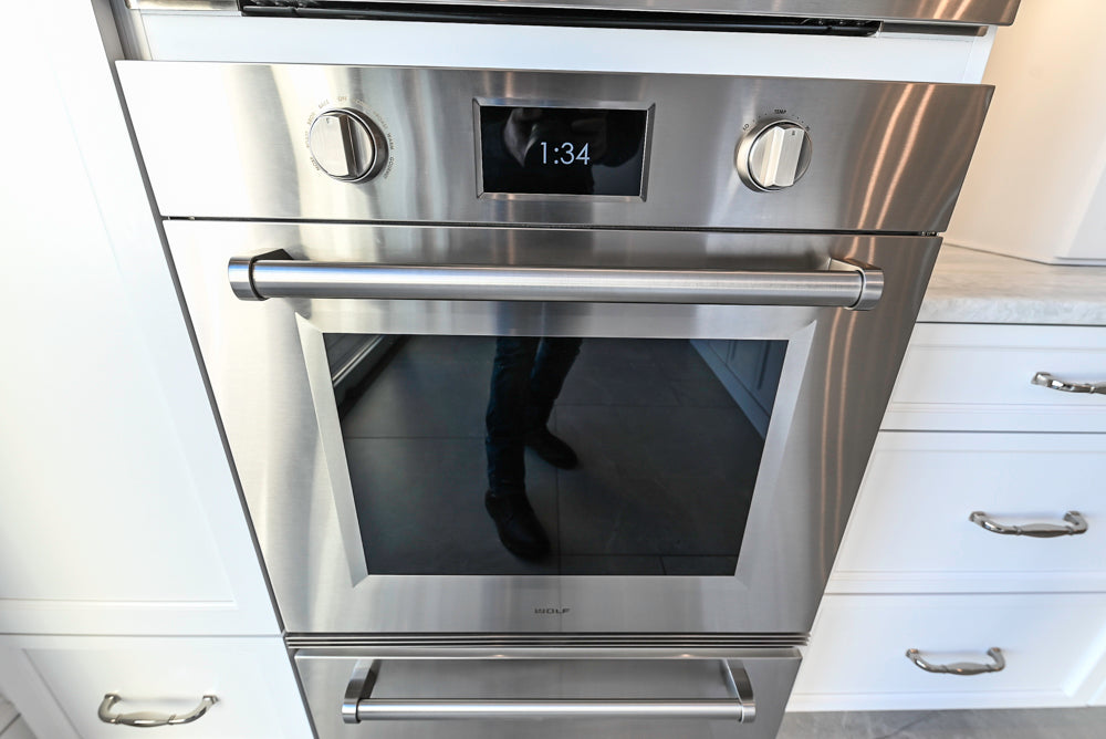 Gemcraft Traditional White Double Island Kitchen with Marble Countertops