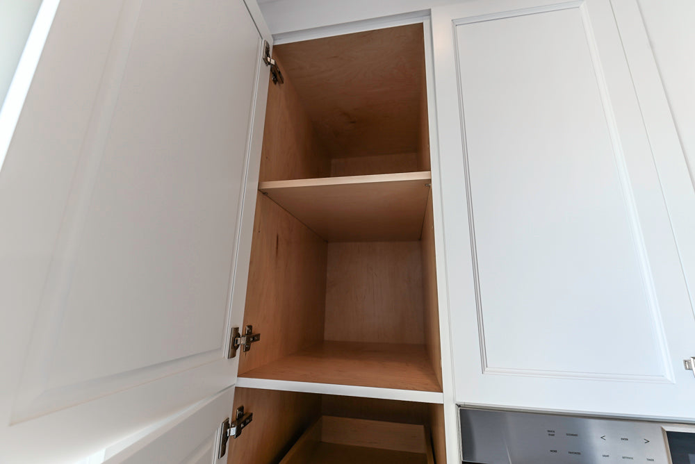 Gemcraft Traditional White Double Island Kitchen with Marble Countertops