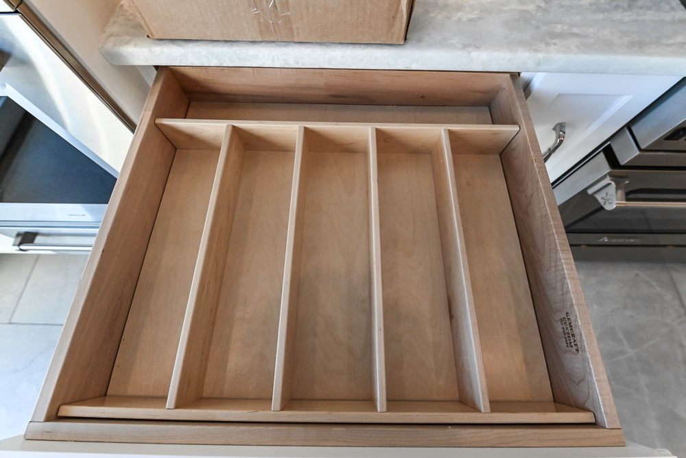 Gemcraft Traditional White Double Island Kitchen with Marble Countertops