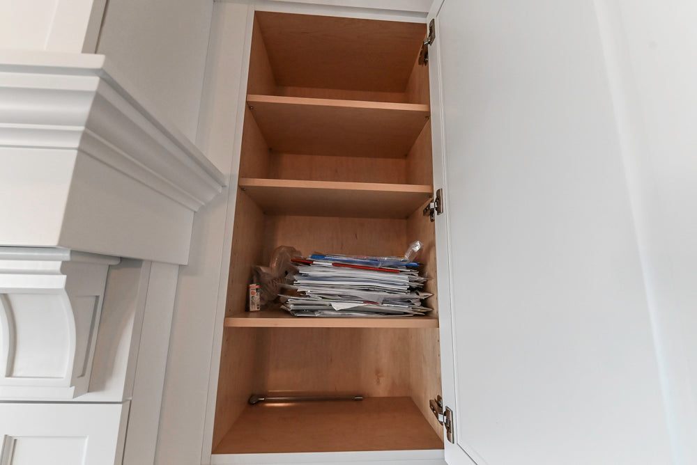 Gemcraft Traditional White Double Island Kitchen with Marble Countertops