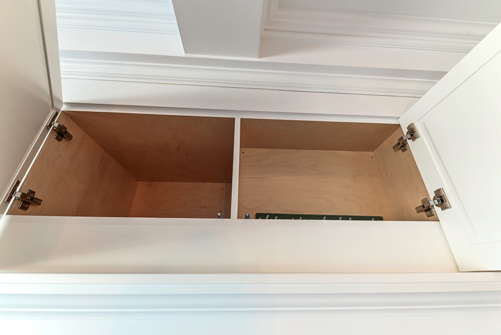 Gemcraft Traditional White Double Island Kitchen with Marble Countertops