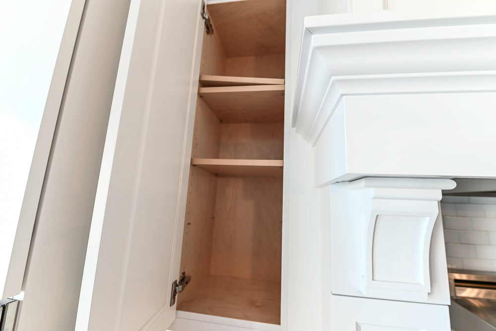 Gemcraft Traditional White Double Island Kitchen with Marble Countertops