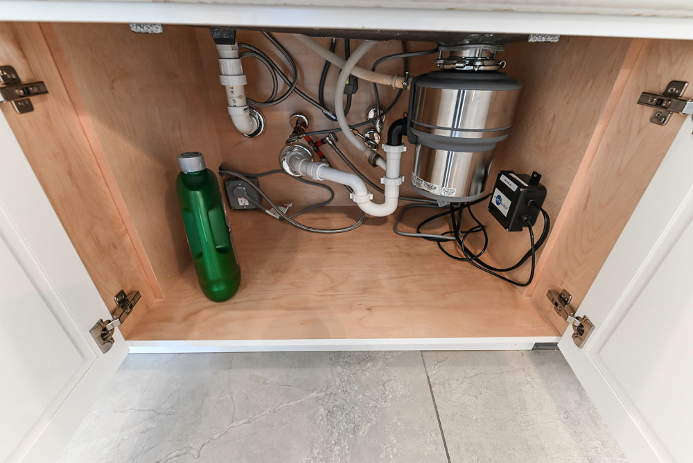 Gemcraft Traditional White Double Island Kitchen with Marble Countertops