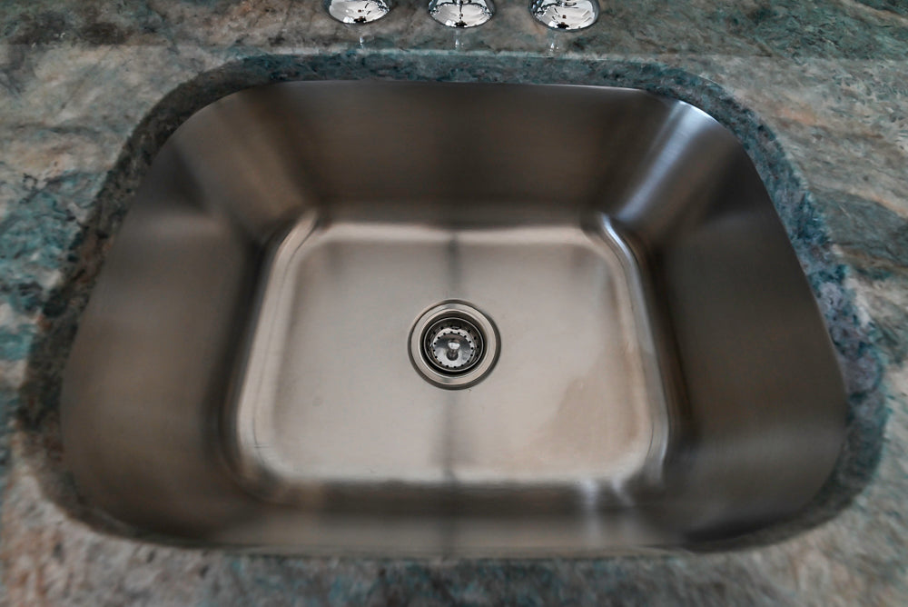 Traditional White Wet Bar with Granite Countertops and Beverage Center