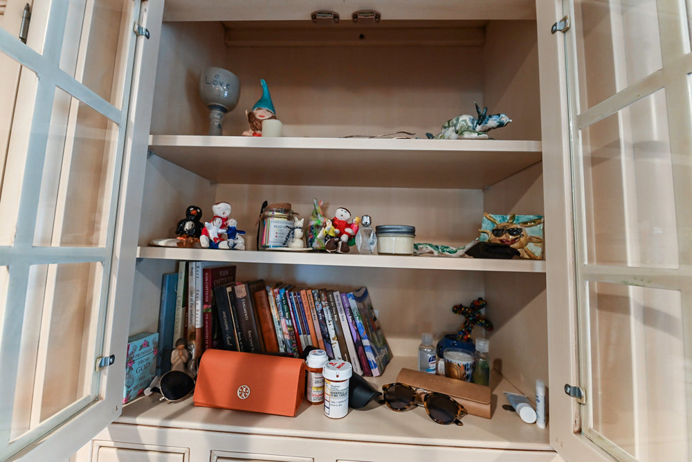 Salerno Traditional Cream Kitchen with Island, Desk Area and Appliances