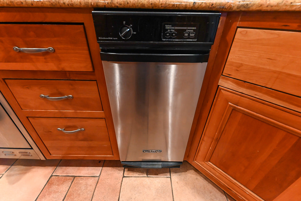 Traditional Wooden Kitchen with Island and Appliances featuring 48" Viking Range