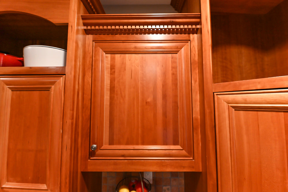 Traditional Wooden Kitchen with Island and Appliances featuring 48" Viking Range