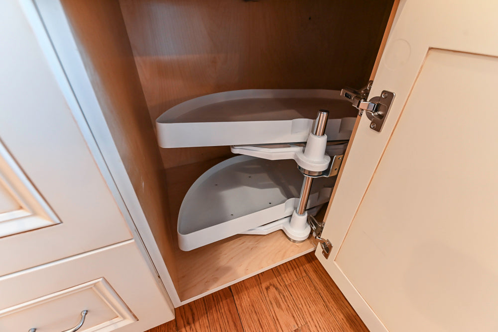 Traditional Cream Kitchen with Island, Granite Countertops & 48" Thermador Range