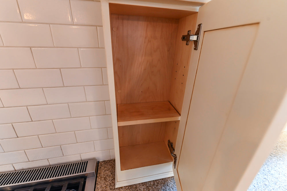 Traditional Cream Kitchen with Island, Granite Countertops & 48" Thermador Range
